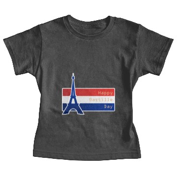 Discover Bastille Day Eiffel Tower Baby Tees