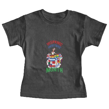 Discover Lady Hispanic Hispanic Heritage Month Baby Tees