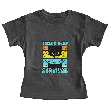 Discover tummy ache survivor Baby Tees