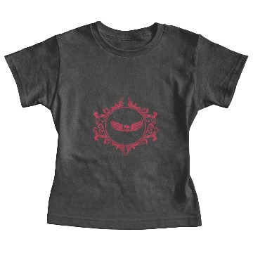 Discover Halloween Red skull Baby Tees