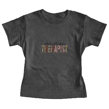 Discover Radiation Therapist Leopard Print Funny Baby Tees