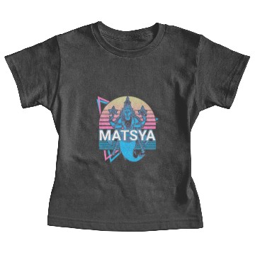 Discover Matsya Hindu Mythology Retro Baby Tees