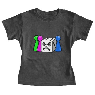 Discover Board Game Angry Dice Baby Tees