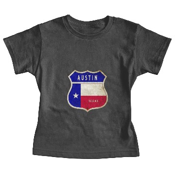 Discover Austin Texas crest flags design Baby Tees