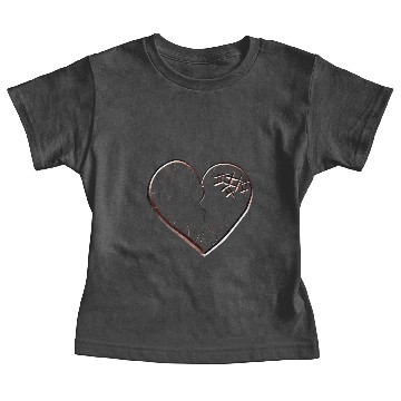 Discover heart symbol broken sad scars Baby Tees