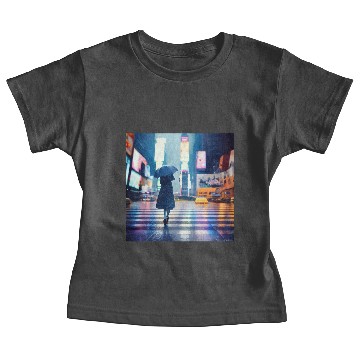 Discover Walking in the rain Baby Tees