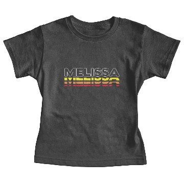Discover Melissa First Name Funny Vintage Sunset Melissa Baby Tees