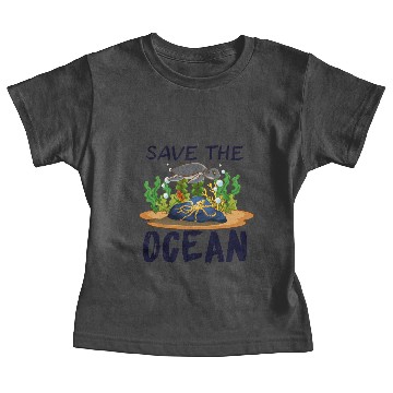 Discover Save The Sea, Save The Ocean, Seabed Baby Tees