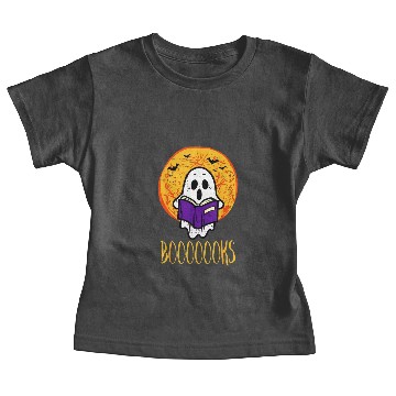 Discover Cute Ghost Book Reading Teacher School Funny Hallo Baby Tees