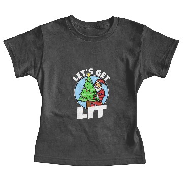 Discover Lets get lit christmas Baby Tees