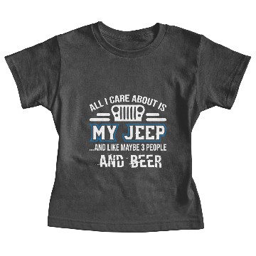 Discover My Jeep And Beer Baby Tees