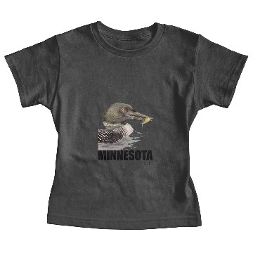 Discover Minnesota Loon Full Colour Baby Tees