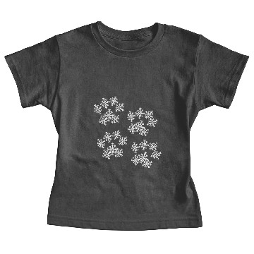 Discover Snowflake Paw Prints Baby Tees