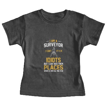 Discover Construction Land Surveyor Surveying Engineer Gift Baby Tees
