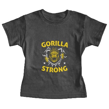 Discover Gorilla Strong Ape Monkey Whisperer Zookeeper Baby Tees