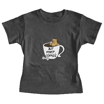 Discover But First Coffee Yorkshire Terrier Baby Tees