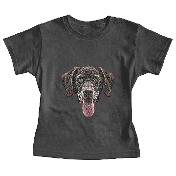Discover Chocolate Labrador Retriever Face Baby Tees