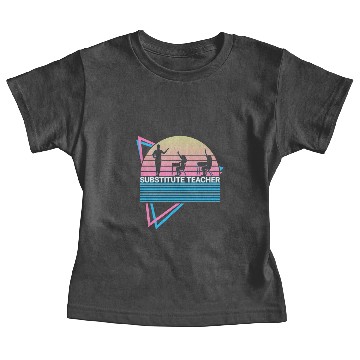 Discover Substitute Teacher Retro Baby Tees