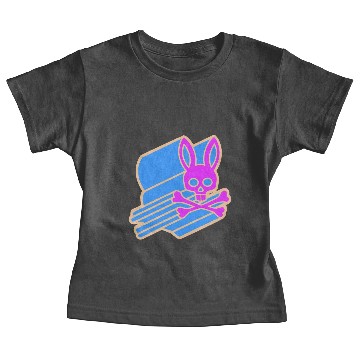 Discover Retro Psycho Bunny 3D Funny 3D Baby Tees
