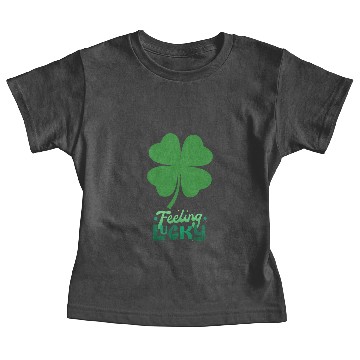 Discover Irish Feeling Lucky four leaf Shamrock Baby Tees