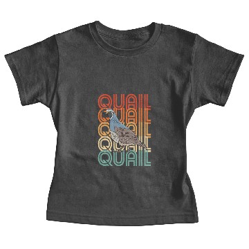 Discover Retro Quail Baby Tees