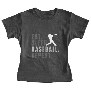 Discover Eat Sleep Baseball Repeat Baby Tees