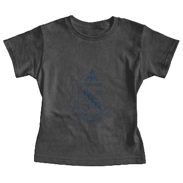 Discover DLIFLC Crest Navy Blue Baby Tees