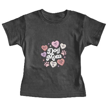 Discover Dog Mom Valentines Day Candy Hearts Galentines Baby Tees