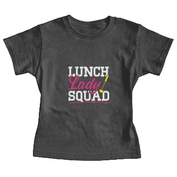Discover Cafeteria Worker Dinner Lady Cook Lunch Lady Squad Baby Tees