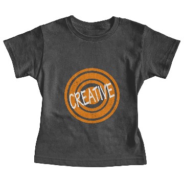 Discover Creative White Word Baby Tees
