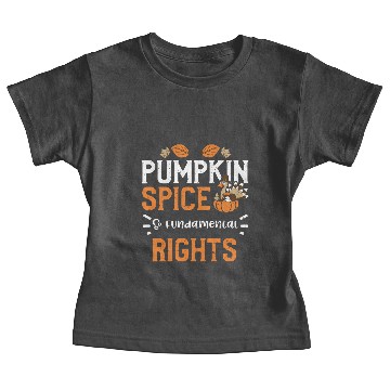 Discover Pumpkin Spice & Fundamental Rights Baby Tees