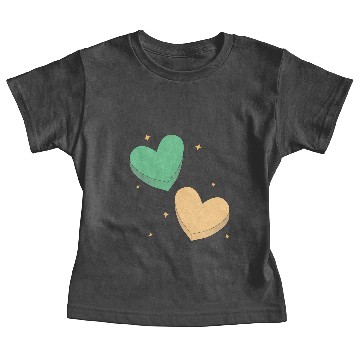 Discover Candy Hearts Baby Tees