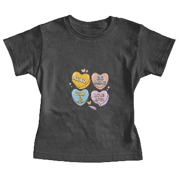 Discover Candy Hearts Retro Valentines Baby Tees