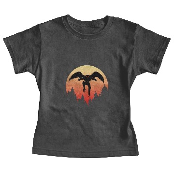 Discover Cryptidcore Aesthetic Mothman Cryptozoology Baby Tees