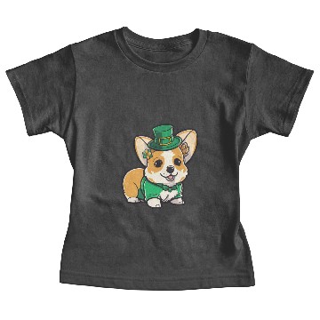 Discover st patricks day - chibi corgi dog Baby Tees