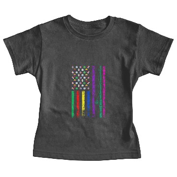 Discover American Sports Flag Hispanic Heritage Month Baby Tees