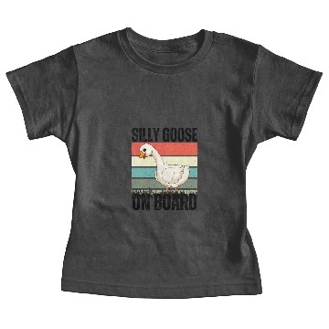 Discover silly goose on board Baby Tees