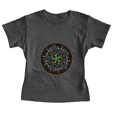 Discover 5 Point Rainbow Mandala 1 Baby Tees