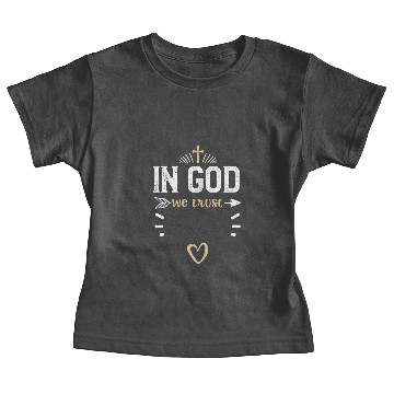 Discover In God we trust - Jesus Baby Tees