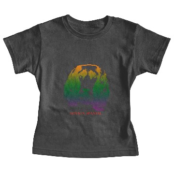 Discover The boykin spaniel head is Violet, Green, Orange Baby Tees