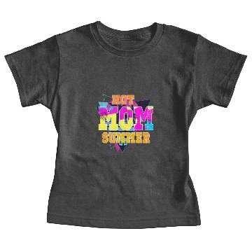 Discover Hot Mom Summer Funny Summer Vacation Baby Tees