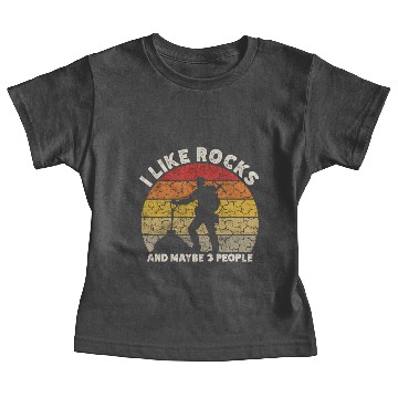 Discover I Like Rocks And Maybe 3 People Rock Collecting Baby Tees