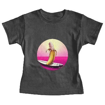 Discover Surfing banana sunset Baby Tees