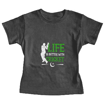 Discover Life Is Better With Cricket Player Cricketer Baby Tees