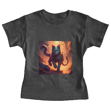 Discover cat on the run Baby Tees