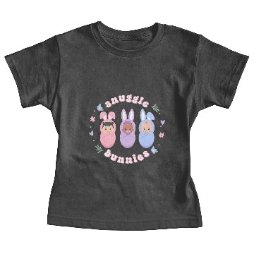 Discover Snuggle Bunnies Easter NICU LD Nurse Life Happy Ea Baby Tees