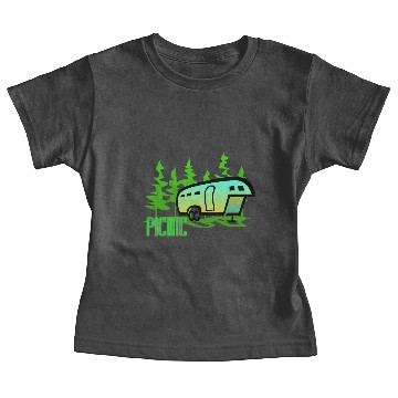 Discover picnic camp Baby Tees