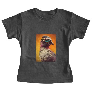 Discover Quail With Sunglasses Baby Tees
