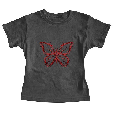 Discover Barbed Wire Butterfly Baby Tees