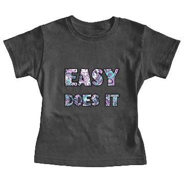 Discover Easy Does It paisley Baby Tees